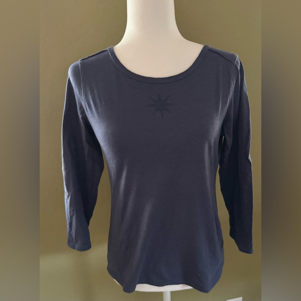 Title Nine Star 3/4 Sleeve Cotton Tee